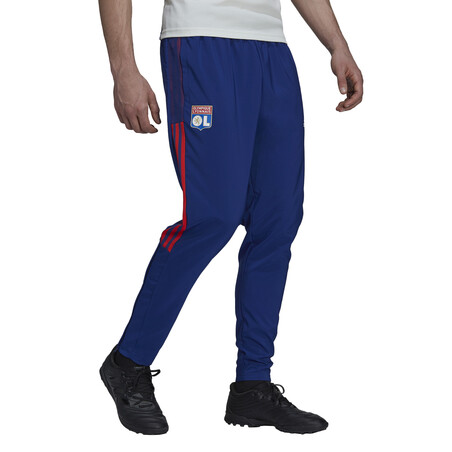 Pantalon survêtement OL bleu rouge 2021/22