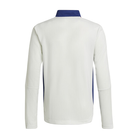 Sweat zippé junior OL blanc 2021/22