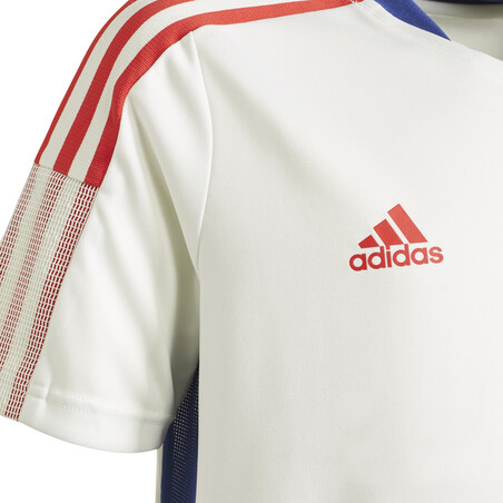 Maillot entraînement junior Olympique Lyonnais blanc 2021/22