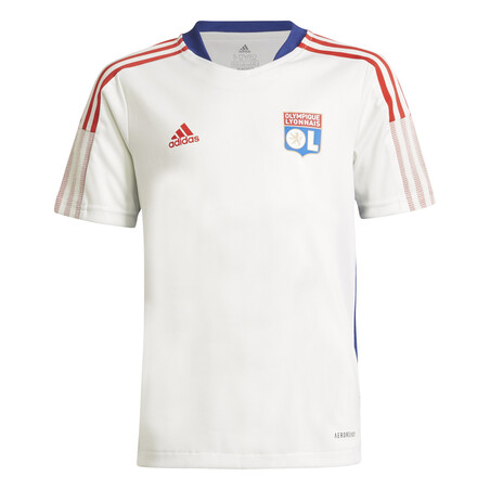 Maillot entraînement junior Olympique Lyonnais blanc 2021/22