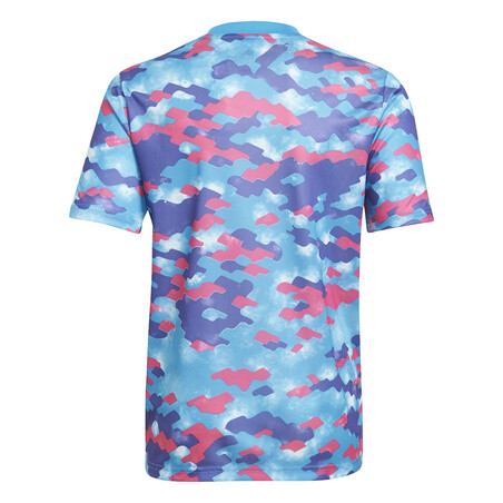 Maillot avant match junior Real Madrid bleu rouge 2021/22