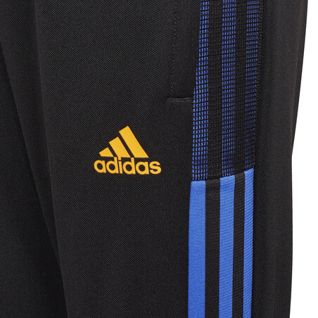 Pantalon survêtement junior Real Madrid noir orange 2021/22