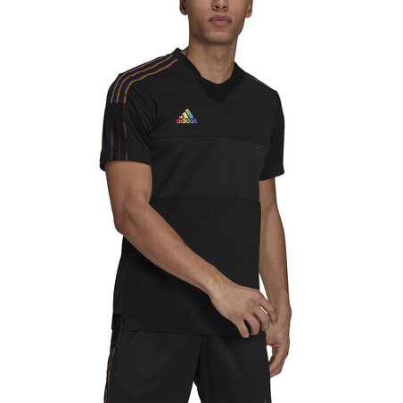 Maillot entraînement adidas Tiro Pride noir