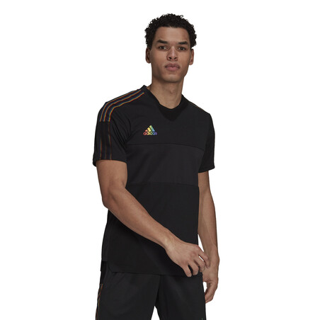 Maillot entraînement adidas Tiro Pride noir