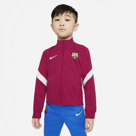 Ensemble survêtement enfant FC Barcelone Strike rouge bleu 2021/22