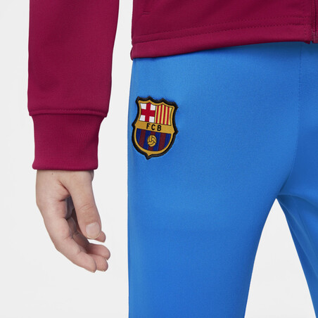 Ensemble survêtement enfant FC Barcelone Strike rouge bleu 2021/22