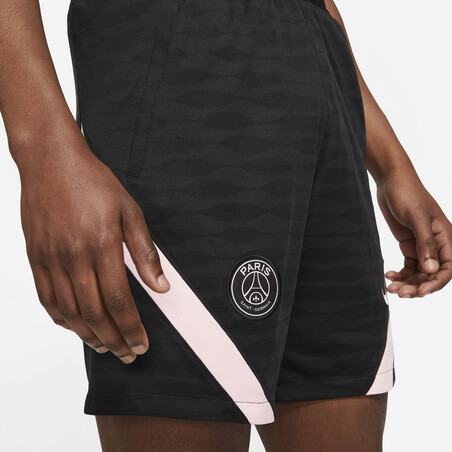 Short entraînement PSG noir rose 2021/22