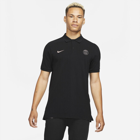 Polo PSG noir rose 2021/22