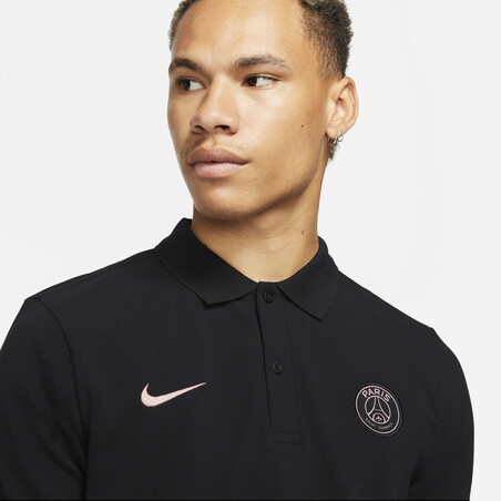 Polo PSG noir rose 2021/22