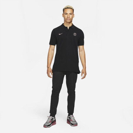 Polo PSG noir rose 2021/22