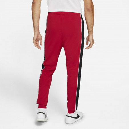 Pantalon survêtement Nike Academy rouge noir