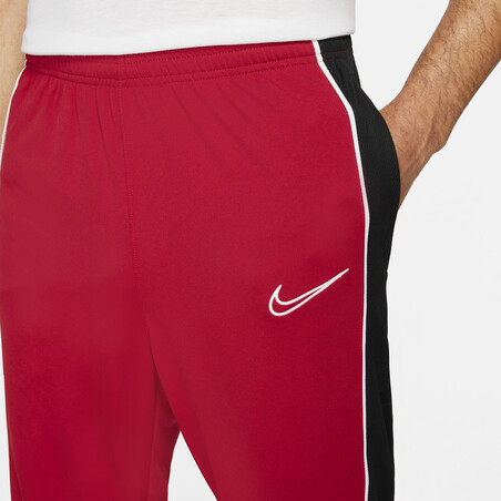 Pantalon survêtement Nike Academy rouge noir