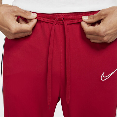 Pantalon survêtement Nike Academy rouge noir