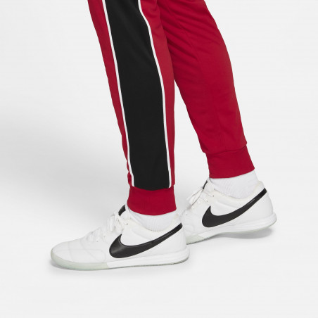 Pantalon survêtement Nike Academy rouge noir