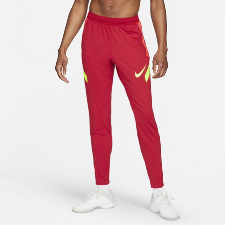 Pantalon survêtement Nike Strike rouge jaune 2021/22