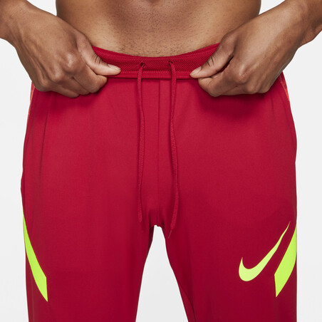 Pantalon survêtement Nike Strike rouge jaune 2021/22