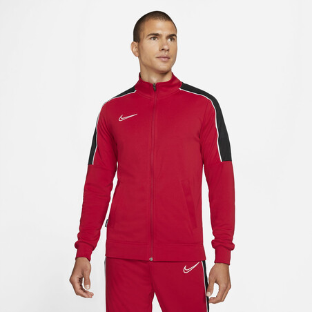 Veste survêtement Nike Academy rouge noir