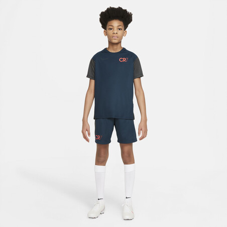 Short entraînement junior Nike CR7 bleu rouge