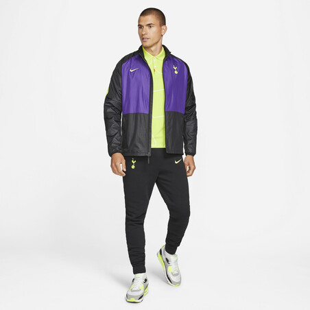 Veste imperméable Tottenham noir violet 2021/22
