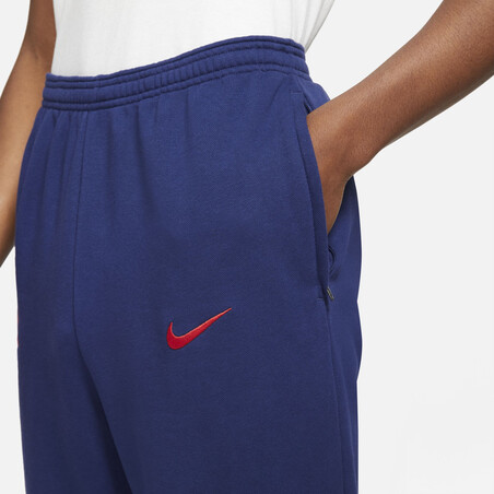 Pantalon survêtement Atlético Madrid Fleece bleu rouge 2021/22