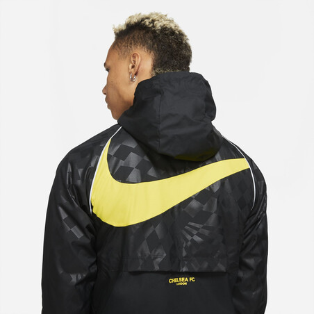 Veste imperméable Chelsea noir jaune 2021/22