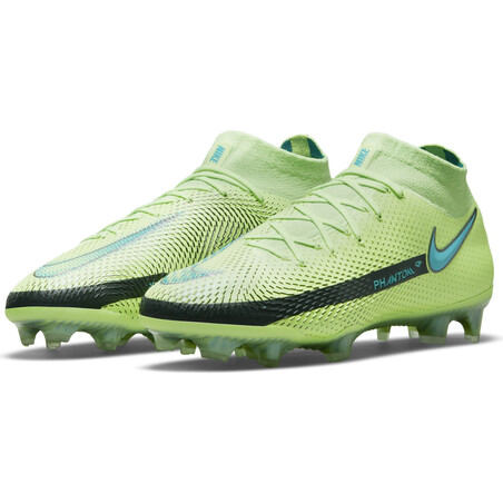 Nike Phantom GT Elite montante FG jaune bleu