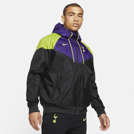 Coupe vent Tottenham noir violet 2021/22