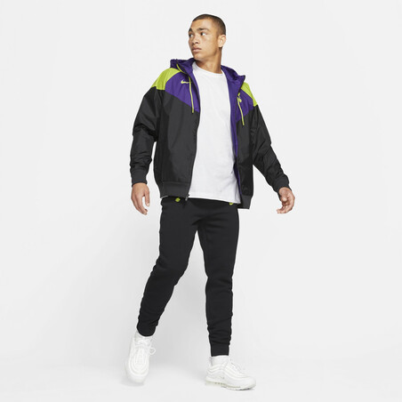 Coupe vent Tottenham noir violet 2021/22