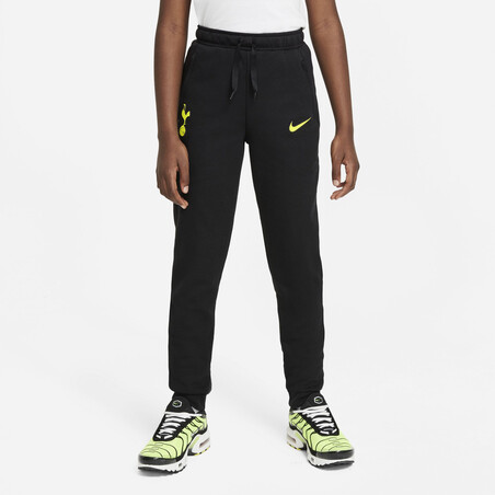 Pantalon survêtement junior Tottenham Fleece noir jaune 2021/22