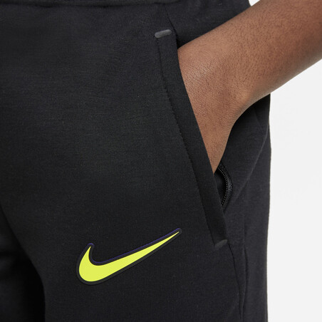 Pantalon survêtement junior Tottenham Fleece noir jaune 2021/22
