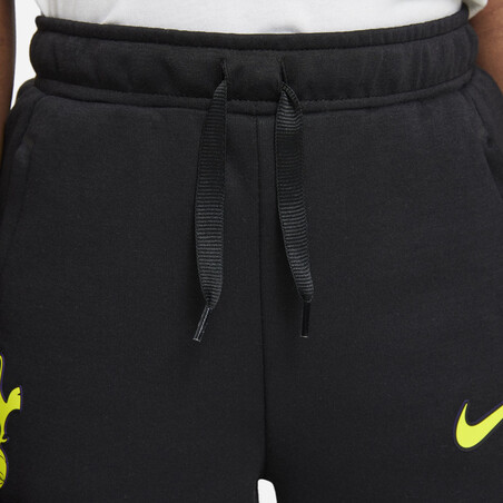 Pantalon survêtement junior Tottenham Fleece noir jaune 2021/22