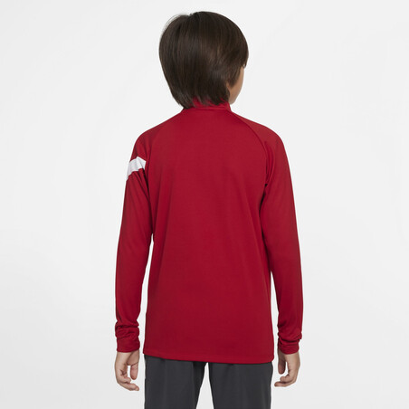 Sweat zippé junior Liverpool Academy rouge 2021/22