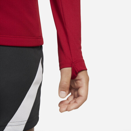 Sweat zippé junior Liverpool Academy rouge 2021/22