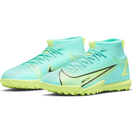 Nike Mercurial Superfly 8 junior Academy Turf bleu