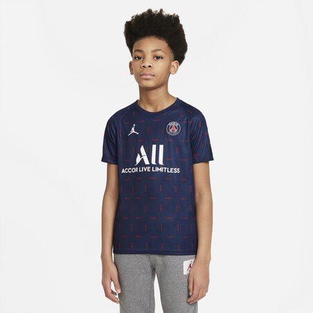 Maillot avant match junior PSG bleu 2021/22