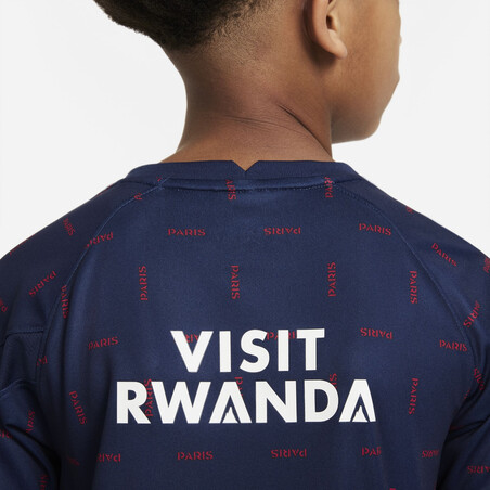 Maillot avant match junior PSG bleu 2021/22