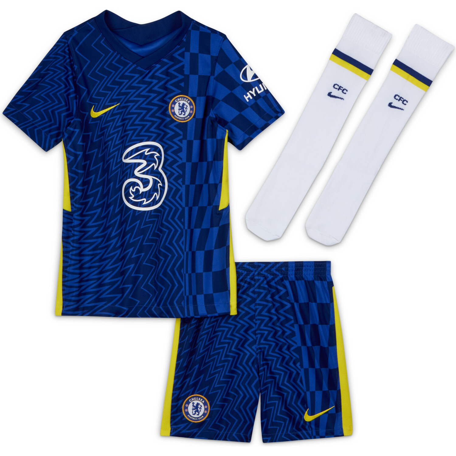 Tenue junior Chelsea domicile 2021/22 sur