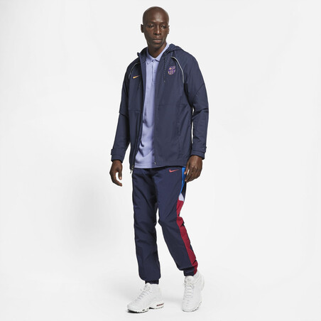 Veste imperméable FC Barcelone bleu 2021/22