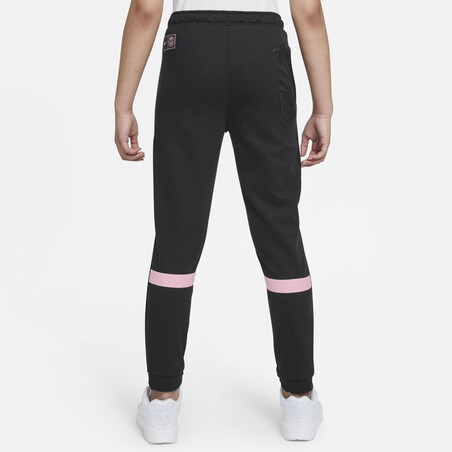 Pantalon survêtement junior PSG Fleece noir rose 2021/22