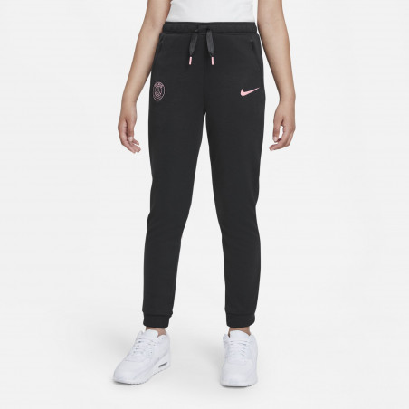 Pantalon survêtement junior PSG Fleece noir rose 2021/22