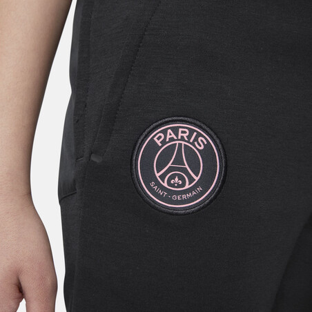 Pantalon survêtement junior PSG Fleece noir rose 2021/22