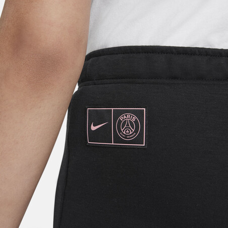 Pantalon survêtement junior PSG Fleece noir rose 2021/22