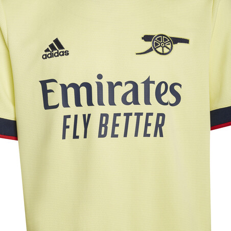 Maillot junior Arsenal extérieur 2021/22