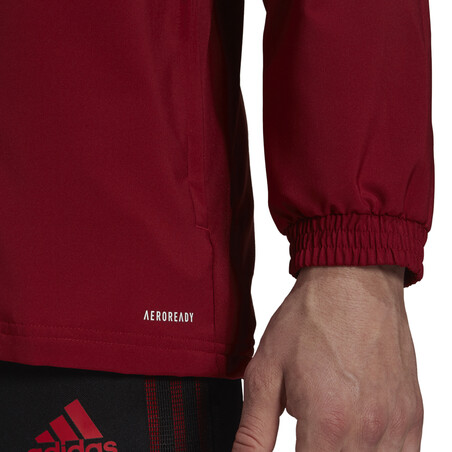 Veste survêtement à capuche Bayern Munich rouge 2021/22