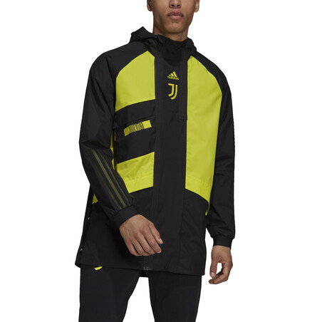 Manteau Juventus noir jaune 2021/22