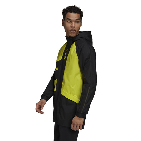 Manteau Juventus noir jaune 2021/22