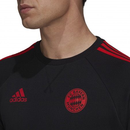 Sweat Bayern Munich noir rouge 2021/22