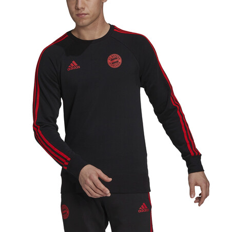 Sweat Bayern Munich noir rouge 2021/22