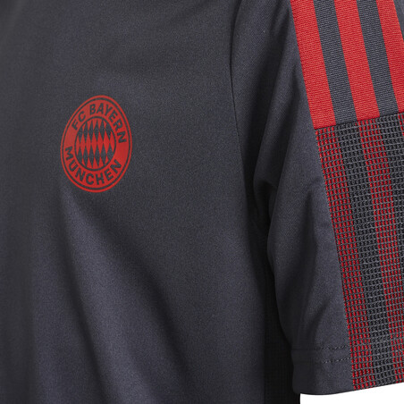 Maillot entraînement junior Bayern Munich noir rouge 2021/22