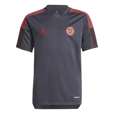 Maillot entraînement junior Bayern Munich noir rouge 2021/22